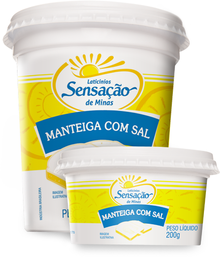 Manteiga Comum com Sal